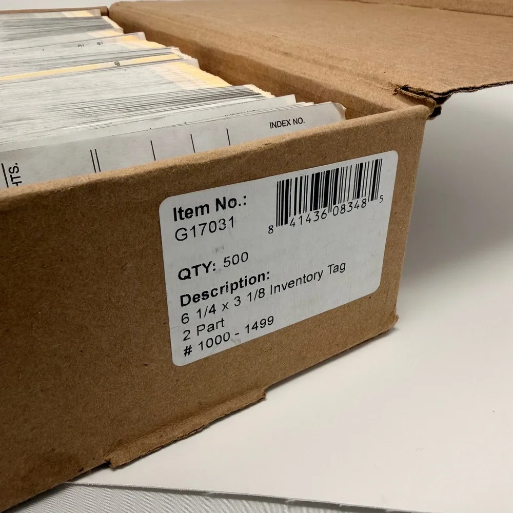 Inventory Tags –‎ 6¼